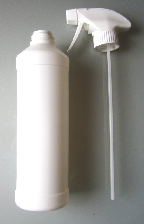 Sprühkopf fein für 0,5 Liter Flaschen mit 0,5 Liter Leerflasche